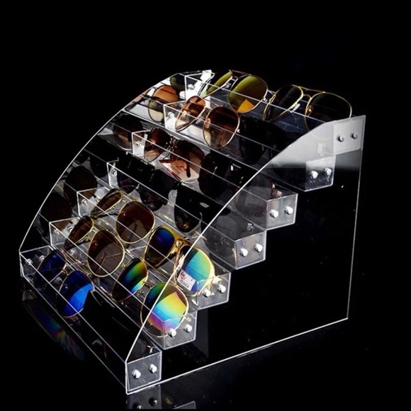 New 7 Layer Acrylic Sunglass / Eye Glass / Nail Polish Display Organizing Tower - Picture 9 of 15